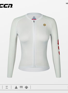 CCN长袖骑行服女款公路车自行车夏季2025新款上衣修身显瘦PRO系列