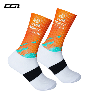 CCN骑行气动袜子男女士公路自行车秋冬运动中长筒运动透气