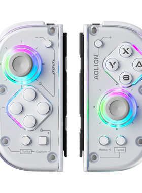 J20骑士SwitchPC JoyCon左右手柄无线Swtich分体NS RGB游戏手柄