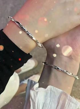 莫比乌斯手环ins高颜值学生女款简约冷淡风高级闺蜜情侣手链