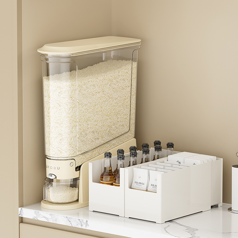 米桶夹缝按压米箱防虫防潮装米缸