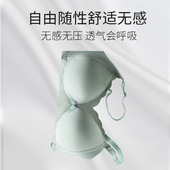 大码 棉里料喂奶孕妇内衣舒适产后 前开哺乳文胸聚拢母乳胸罩薄款