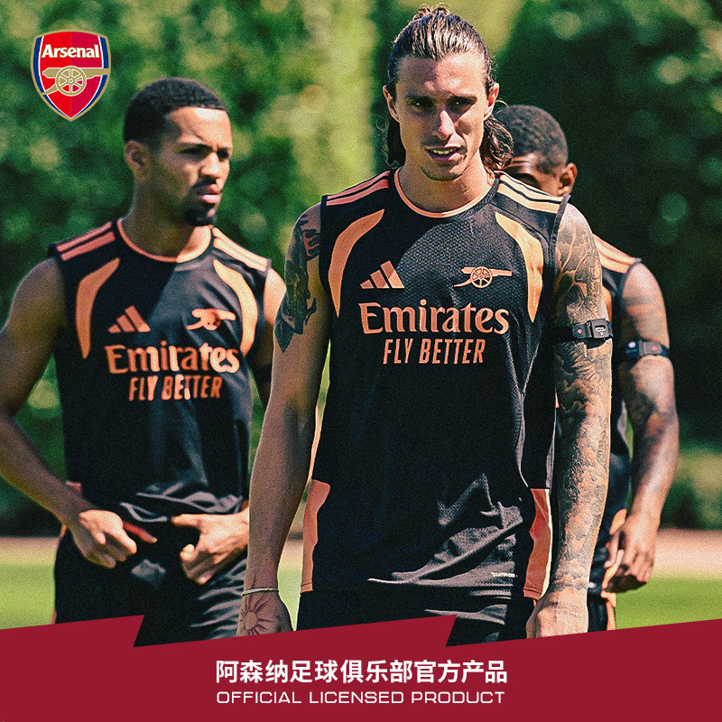 arsenal阿森纳旗舰店官方正品26/27赛季足球无袖训练服KC2416图片