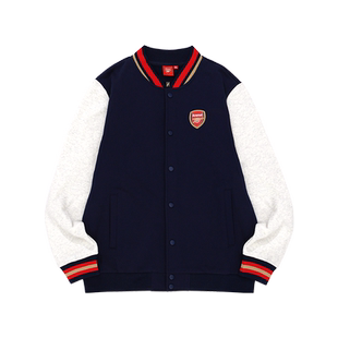 arsenal阿森纳官方旗舰店秋冬1886队徽logo藏青酒红棒球服