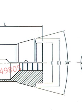 高精CNC前推式筒夹173E163E185E193E夹头无牙西德42型BNC数控嗦咀