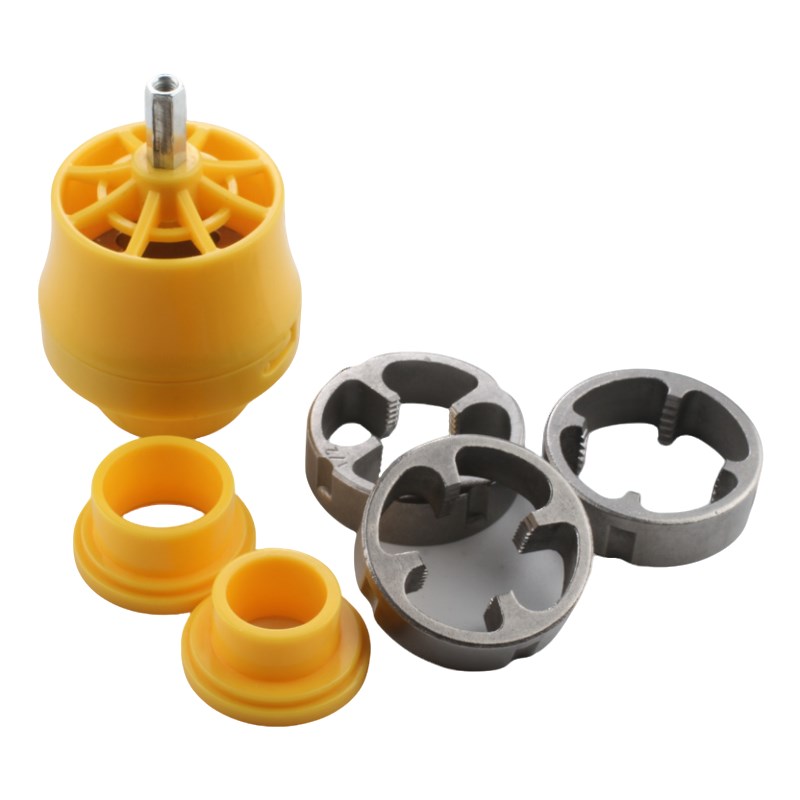 电钻改水管套丝器家用塑料板牙电动套丝机工具ppr自来水管套装