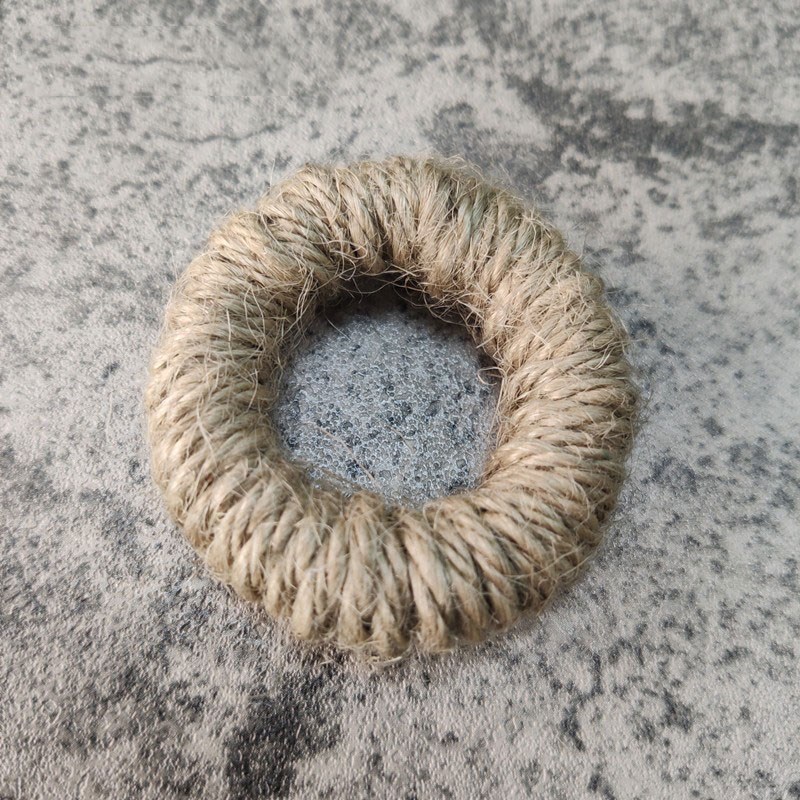 球磨机螺栓密封阻灰阻水麻绳垫片缓冲草缠绕垫圈M20M24M30M36加厚