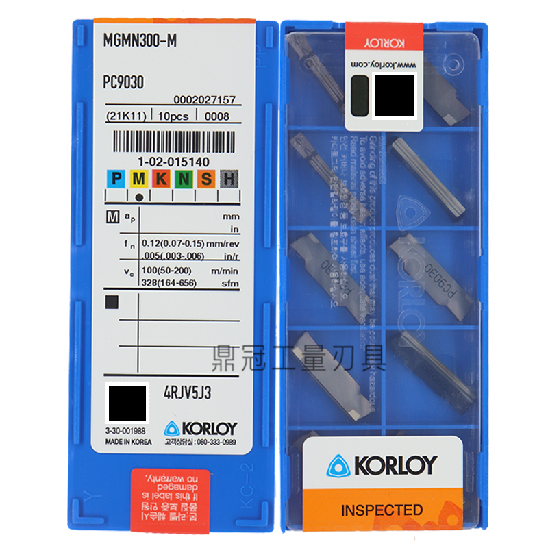 克洛伊不锈钢切槽刀片 MGMN150/200/300M/400-M PC9030
