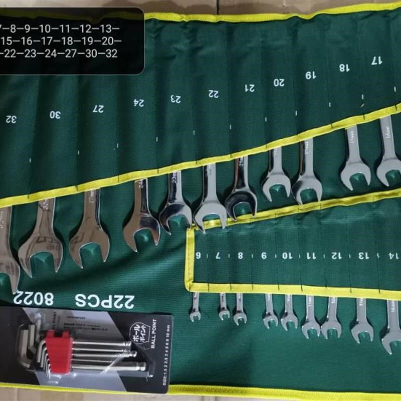 两用扳手套装6-3n2常用全套工具整套机修汽修一头梅花一头开口
