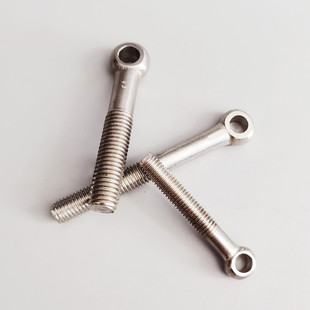 304不锈钢螺栓鱼眼丝杆带孔吊环活结螺杆加长杆活接螺丝螺纹丝杆