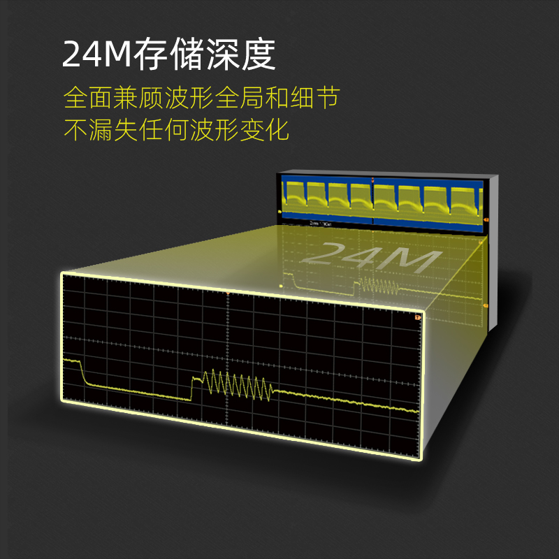 【自营】普源RIGOL数字示波器100AM双通道1G采样率DS1102Z-E可存