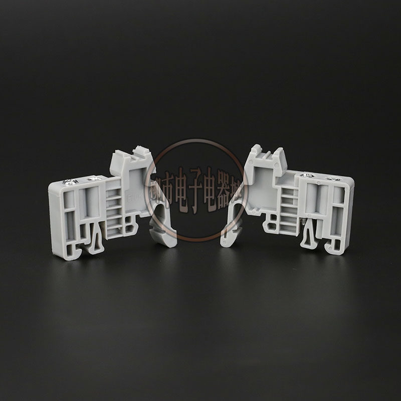 C45导轨固定件euk终端堵头配套卡扣ST UK2.5B接线端子排通用E-UK