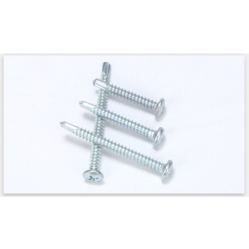 圆头钻尾螺丝钉十字盘头燕尾自攻自钻钻角铁方管彩钢瓦铁皮钢板