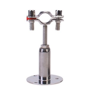 不锈钢管支架管夹管卡免打孔可调节伸缩固定管托抱箍水管固定夹子