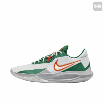Nike Precision 6 EP低帮篮球鞋男款白绿橙DD9535-103河南仓