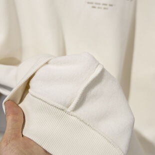 李宁韦德系列套头衫长袖圆领加绒保暖冬季卫衣男款AWDT941 006仓