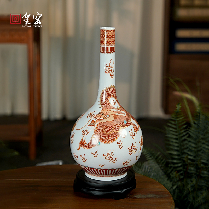 景德镇中式花瓶摆件手工制作