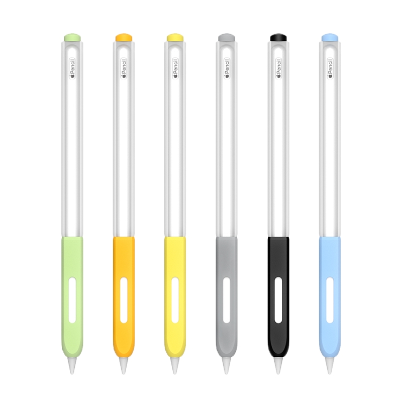 硅胶笔套适用于苹果applepencil一二三代触控手写电容笔保护套ipadpencil分段式防滚防摔防滑果冻硅胶保护套