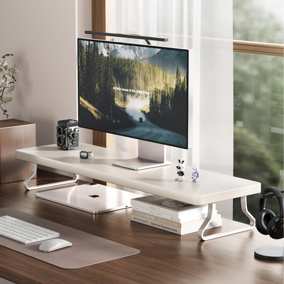 台式电脑增高架办公桌面置物收纳