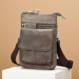 头层牛皮男士包斜挎包男真皮包包男小背包男士包包软皮单肩包休闲