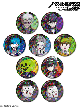 百日战纪 -最终防卫学园- Bver. 闪闪吧唧徽章 整盒贩卖 全9种