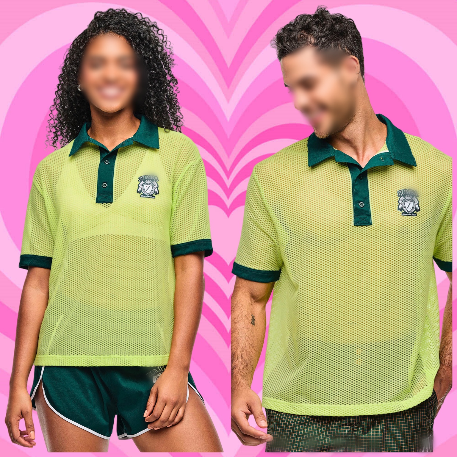 ZW现货网布健身瑜伽休闲运动短袖舞蹈透气宽松服翻领POLO衫  1000