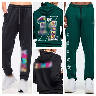 ZW健身休闲运动服绣花棉套装跑步外穿户外套装 1015 670 693 353