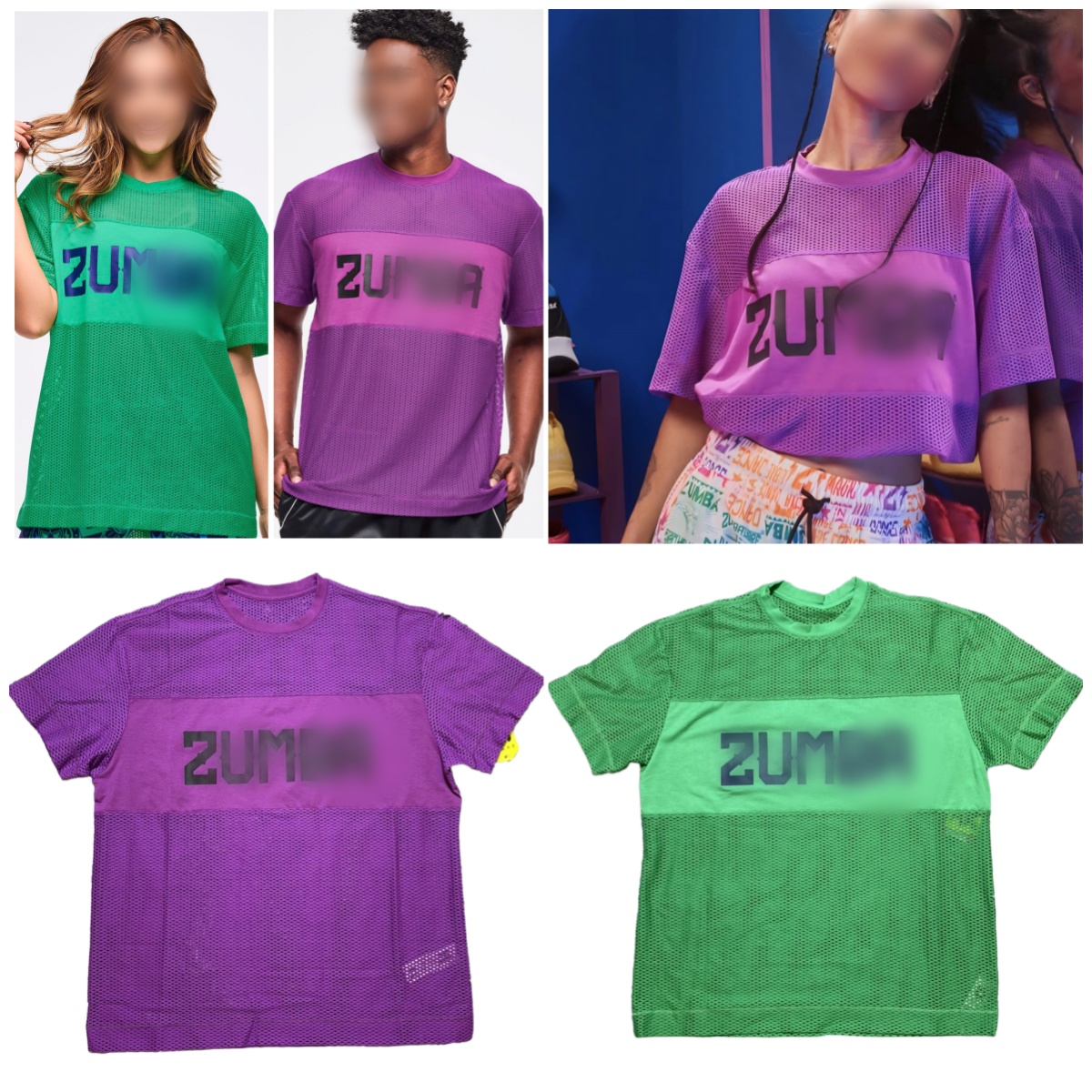 ZW新款现货原版原色健身服瑜伽休闲舞蹈透气网布上衣内外同色 953