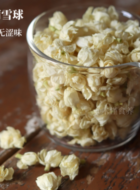 茉莉雪球2025精选新货广西横县茉莉干花无梗花苞无硫食用养生花茶