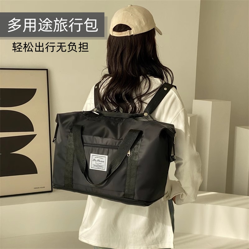 牛津布旅行通用简约大容量收纳袋
