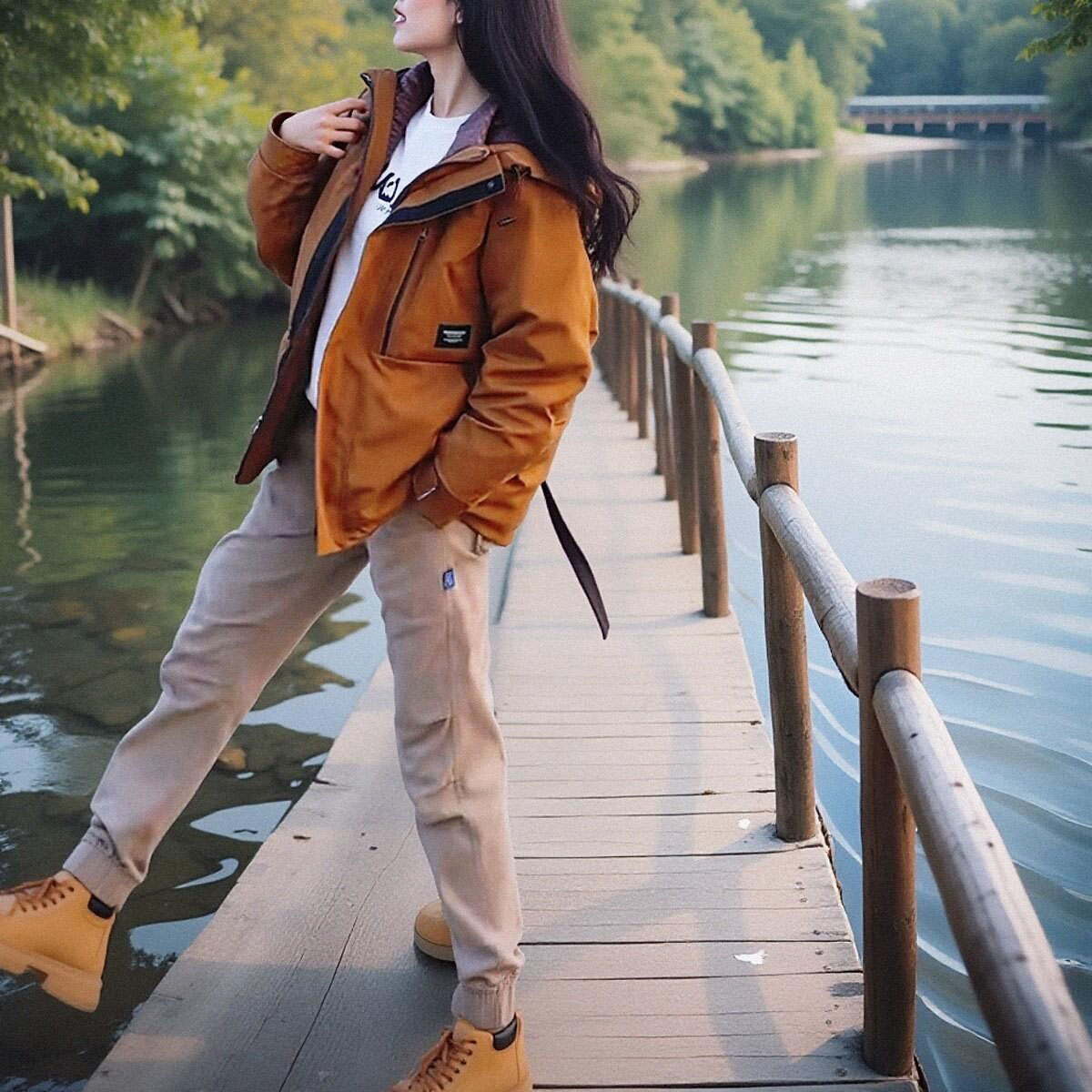 2024新款冬季加厚保暖工装羽绒服