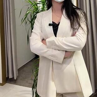 轻奢风2024年春秋新款 外套两件套 知性优雅一粒扣修身 显瘦休闲西装