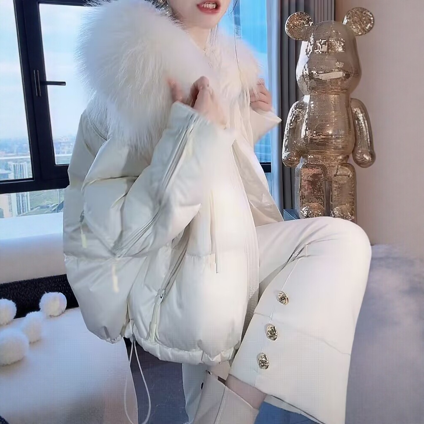 洋气2025年冬季长袖中国轻奢甜美