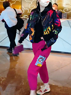 欧洲站棉服女2024春秋爆款 减龄菱格棒球服小个子轻薄立领短外套