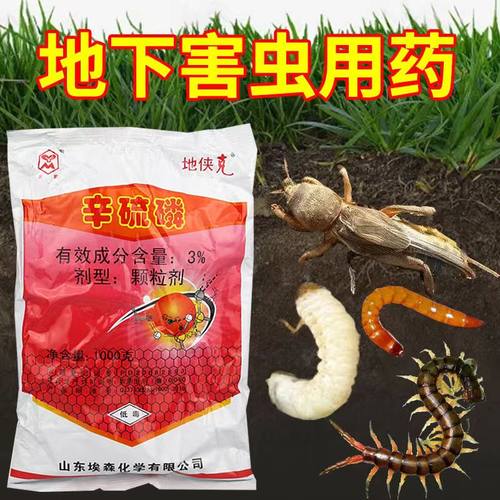 颗粒土蚕鼠妇马陆地下害虫辛硫磷