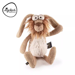 Sigikid德国 星探兔子毛绒玩具大眼搞怪玩偶公仔可爱娃娃生日礼物