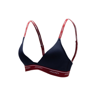 Jockey【失重系列】内衣夏季薄款女文胸深V无钢圈情调性感胸罩