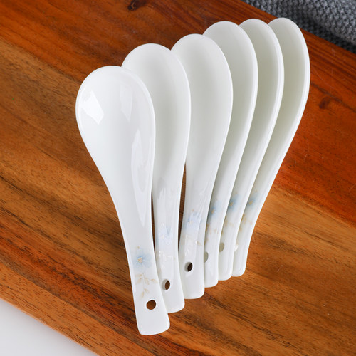 骨瓷家用小汤勺喝汤勺