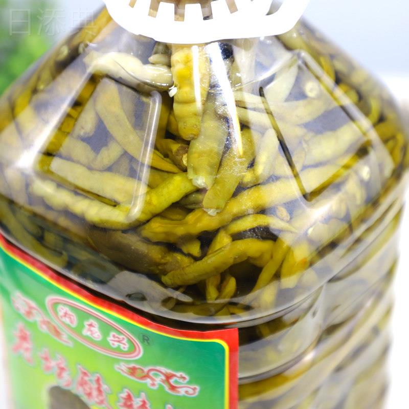 湘龙兴老坛酸辣椒5KG大桶餐饮商用青酱椒整条酸辣炒湘菜湖南特产