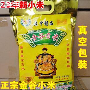 正宗金乡马庙马坡金谷小米2023年新黄小米山东济宁月子小黄米5斤