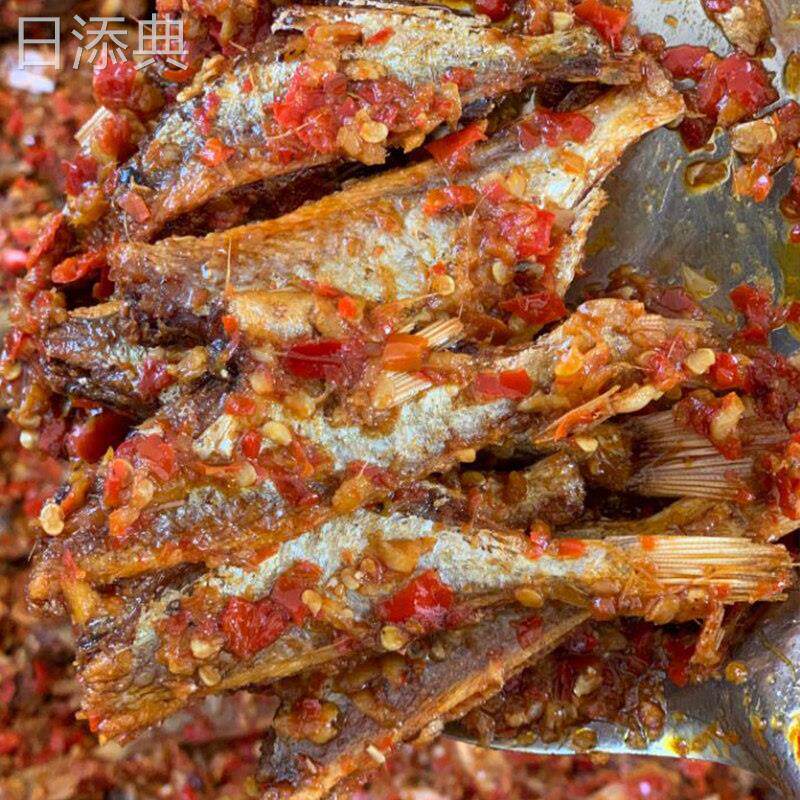 江西赣南特产于都香辣咸鱼下饭菜即食休闲零食小鱼干农家手工瓶装