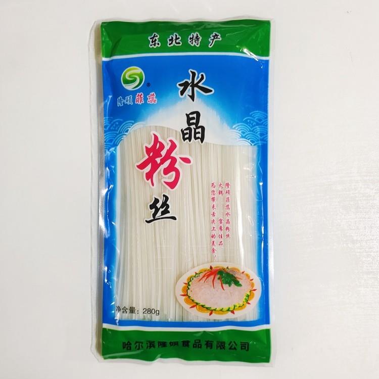 隆硕菲蕊水晶粉丝280g东北特产干 干粉条马铃薯粉丝火锅凉拌冒菜