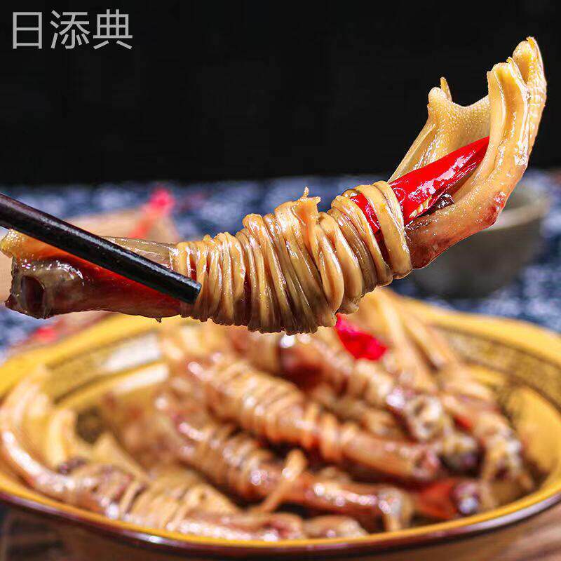 江西赣南特产大余南安镇风干腊鸭脚包鸭肠鸭扎包鸭心年货腊味包邮