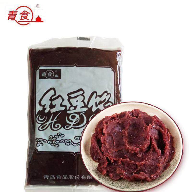 青岛青食红豆沙馅烘焙家用原料面包月饼点心糕点粽子汤圆馅料454g