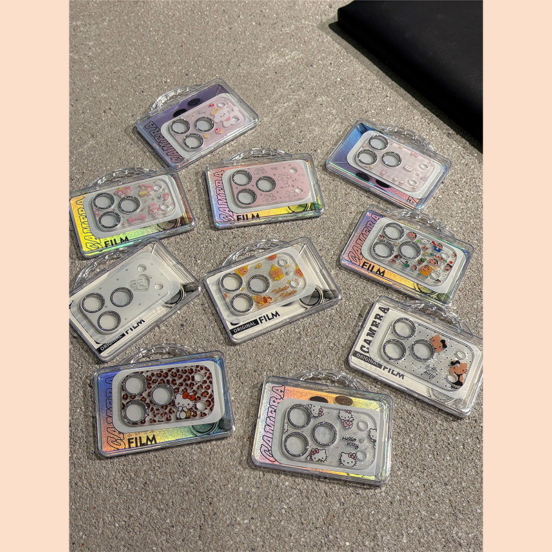 闪粉闪钻可爱卡通适用苹果17promax手机镜头保护膜17pro后摄像镜头膜16pro高清防刮防尘15防摔防爆14钢化玻璃,3C数码配件,手机贴膜,淘宝优惠券,粉丝福利购,淘宝优惠卷