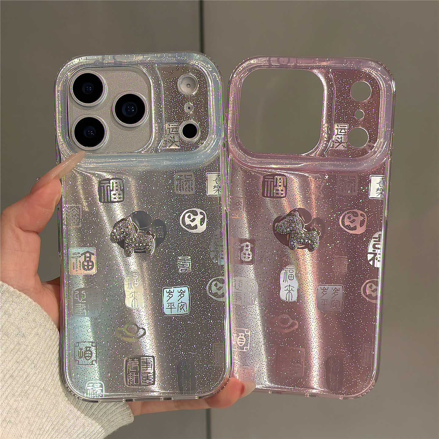 新中式马年百福图卡通立体小马适用苹果17promax手机壳iPhone17pro女新款16pro闪粉双层壳15pro防摔14保护套,3C数码配件,手机保护套/壳,淘宝优惠券,粉丝福利购,淘宝优惠卷