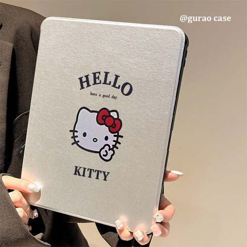 适用亚克力卡通苹果平板套