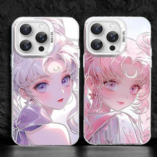 A34 美少女战士适用三星S24ULTRA手机壳新款 21FE高级S20二次元 plus镭射彩银S22 55防摔A25套 GALAX水冰月S23