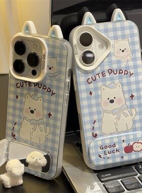 西高地耳朵适用真我neo7手机壳OPPOReno15彩银REALME真我GT7PRO13/11/12Pro/gt6/5狗NEO6防摔A53S/56/2PRO套