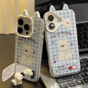 12Pro 5狗NEO6防摔A53S 2PRO套 gt6 西高地耳朵适用真我neo7手机壳OPPOReno15彩银REALME真我GT7PRO13